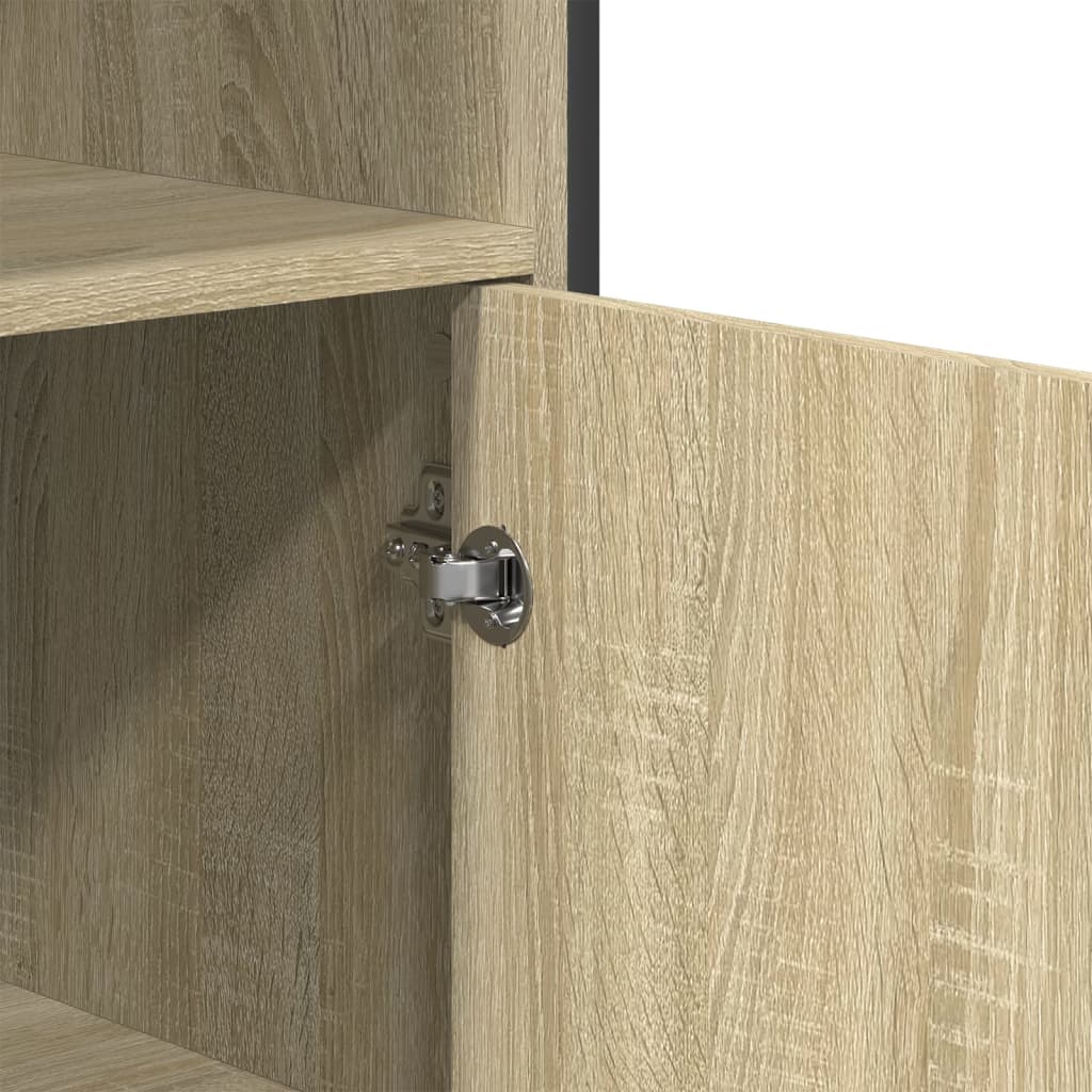 Highboard Sonoma Oak 79.5x35.5x137.5 cm Engineered wood